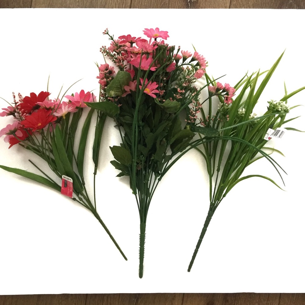 Multicolor Artificial Flowers Bouquet Floral Decor